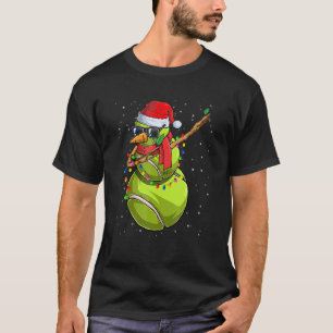 T-shirt Dabman Snowman Tennis Lover Santa Hat Noël P