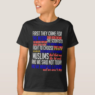 T-shirt D'Abord Ils Sont Venus Pour Shirt Science Droits C