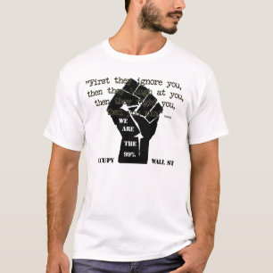T-shirt D'abord ils vous ignorent chemise de citation de