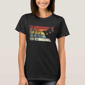 T-shirt D'abord On Vous Vole Votre Cœur Puis On Vous Vole