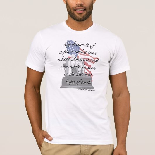 T-shirt d'Abraham Lincoln (Devant)