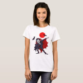 T-shirt Dabula Vampire Comte D'Halloween Dabula Gif (Devant entier)