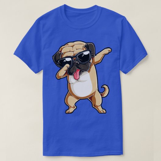 T-shirt Daby Carlin Garcons Filles Dab Dance Chien Chien C (Design devant)