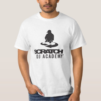 T-shirt d'académie du DJ d'éraflure