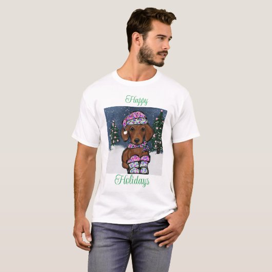 T-shirt Dachshund   (Devant entier)