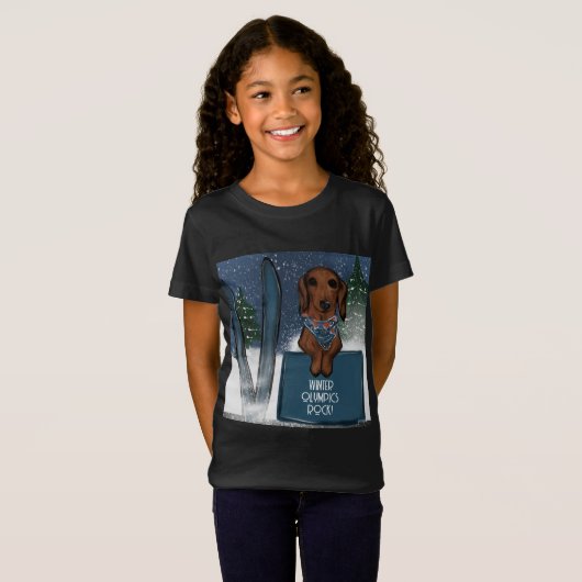 T-Shirt DACHSHUND  (Devant entier)