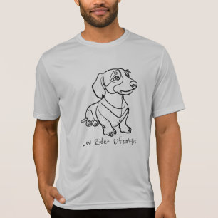 T-shirt Dachshund Art Linéaire - Style de Vie Low Rider