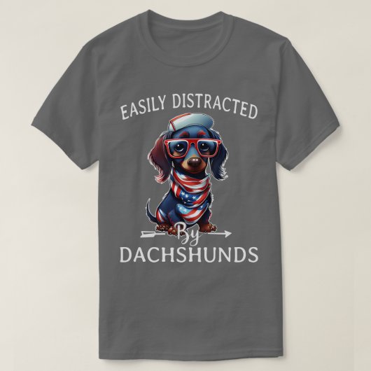 T-shirt Dachshund avec amour (Design devant)