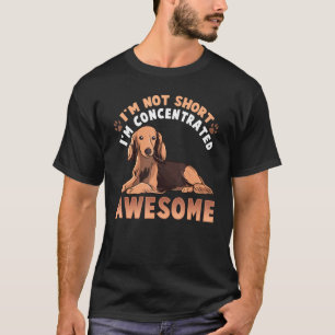 T-shirt Dachshund Brown Wiener Doxie Chien