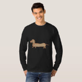 T-shirt Dachshund câblé (Devant entier)