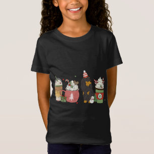 T-Shirt Dachshund Café Latte hiver Chien de Noël Maman Ho