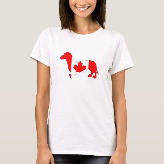 T-shirt Dachshund Canada (Devant)