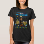 T-shirt Dachshund Chanukah Juif Ugly Hanoukka Sweater Pa<br><div class="desc">Dachshund Chanukah Juif Laid Hanoukka Sweater Pajama</div>