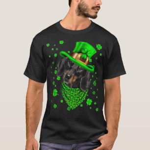 T-shirt Dachshund Chien Jour de la Saint Patrick Chien Sha