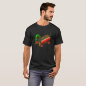 T-shirt Dachshund Chien Leprechau St Patrick Day Saint Pad (Devant entier)