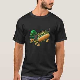 T-shirt Dachshund Chien Leprechau St Patrick Day Saint Pad