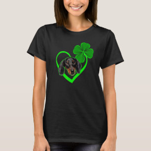 T-shirt Dachshund Chien Leprechau St Patrick Day Saint Pad