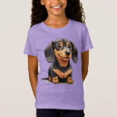 T-Shirt Dachshund Chien : Pal de saucisse gai (Devant)