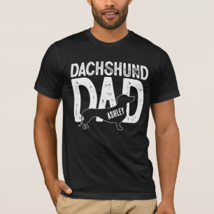 T-shirt Dachshund Chien Papa Chien Puppy Papa