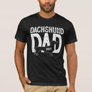 T-shirt Dachshund Chien Papa Chien Puppy Papa