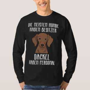 T-shirt Dachshund Dachshund Dachshund ont personnel