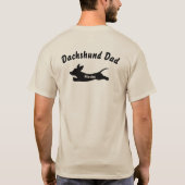T-shirt Dachshund Dad : I Love My Dachshund Light Men's (Dos)