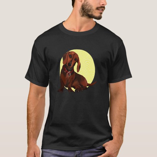 T-shirt Dachshund Dauchund (Devant)