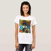 T-shirt Dachshund de Thanksgiving (Devant entier)