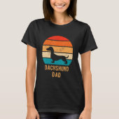 T-shirt Dachshund Dog Dad Father Weiner Dog Owner 2 (Devant)
