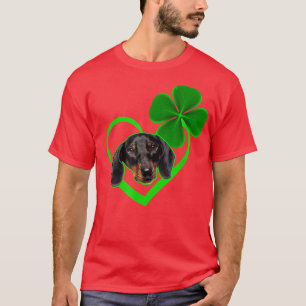 T-shirt Dachshund Dog Leprechau St Patrick Day Saint Paddy