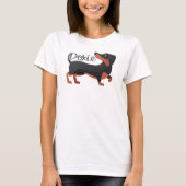 T-shirt Dachshund Dog Love (Devant)