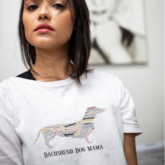 T-shirt Dachshund Doxie Wiener Dog Mama Mots