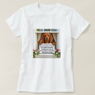 T-shirt Dachshund drôle