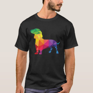 T-shirt Dachshund Gay pride LGBT Arc-en-ciel Cadeaux Chien