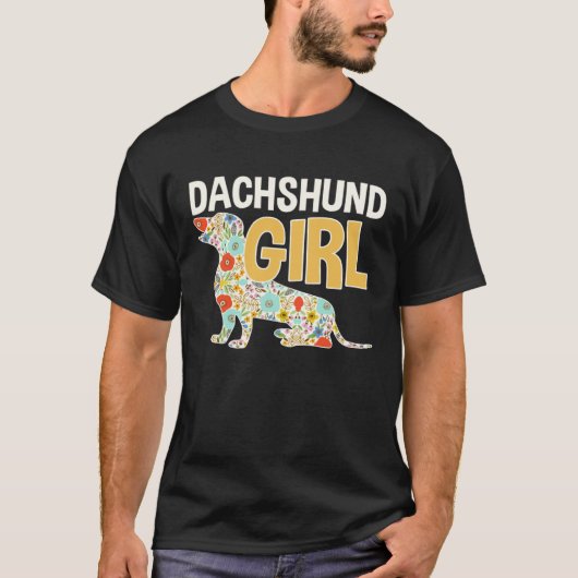 T-shirt Dachshund Girl  2 (Devant)