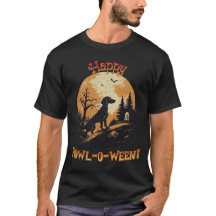 T-shirt Dachshund Howl-O-Ween