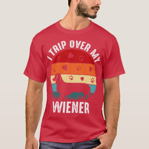 T-shirt Dachshund Je Voyage Sur Mon Chien Wiener 2