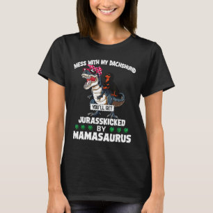 T-shirt Dachshund Jurasskicked My Mamasaurus