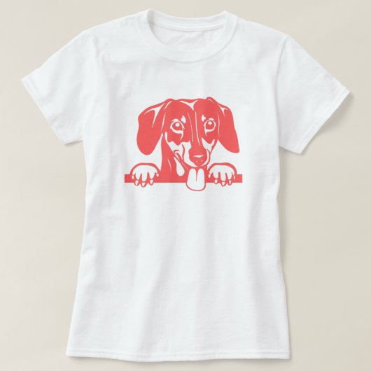 T-shirt Dachshund Love (Design devant)
