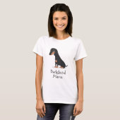 T-shirt Dachshund Mama (Devant entier)
