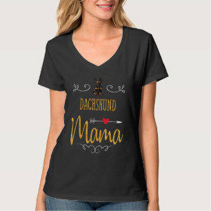 T-shirt Dachshund Mama Awesome Femmes