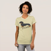 T-shirt Dachshund Mama Doxie Wiener Dog (Devant entier)