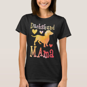 T-shirt Dachshund Mama - Entraîneur d'animaux de compagnie
