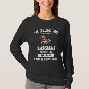 T-shirt Dachshund Mama femmes
