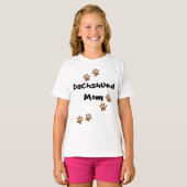 T-shirt Dachshund Maman (Devant entier)