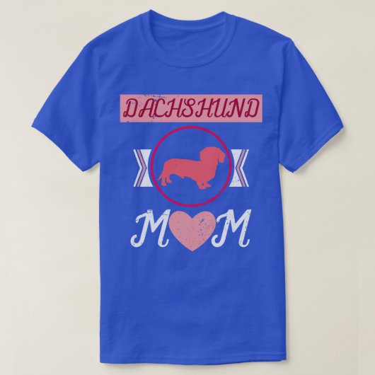 T-shirt Dachshund Maman Chien Animaux Animaux Animaux Chie (Design devant)