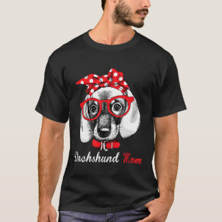 T-shirt Dachshund Maman Doxie Wiener Lover Fête des mères
