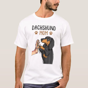 T-shirt Dachshund Maman Funny Weenie Mama Amoureux des chi
