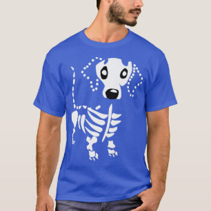 T-shirt Dachshund mignon Squelette Dachshund Wiener Chien 