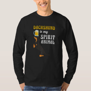 T-shirt Dachshund Mon Esprit Animal Wiener Saucisse Chiot 